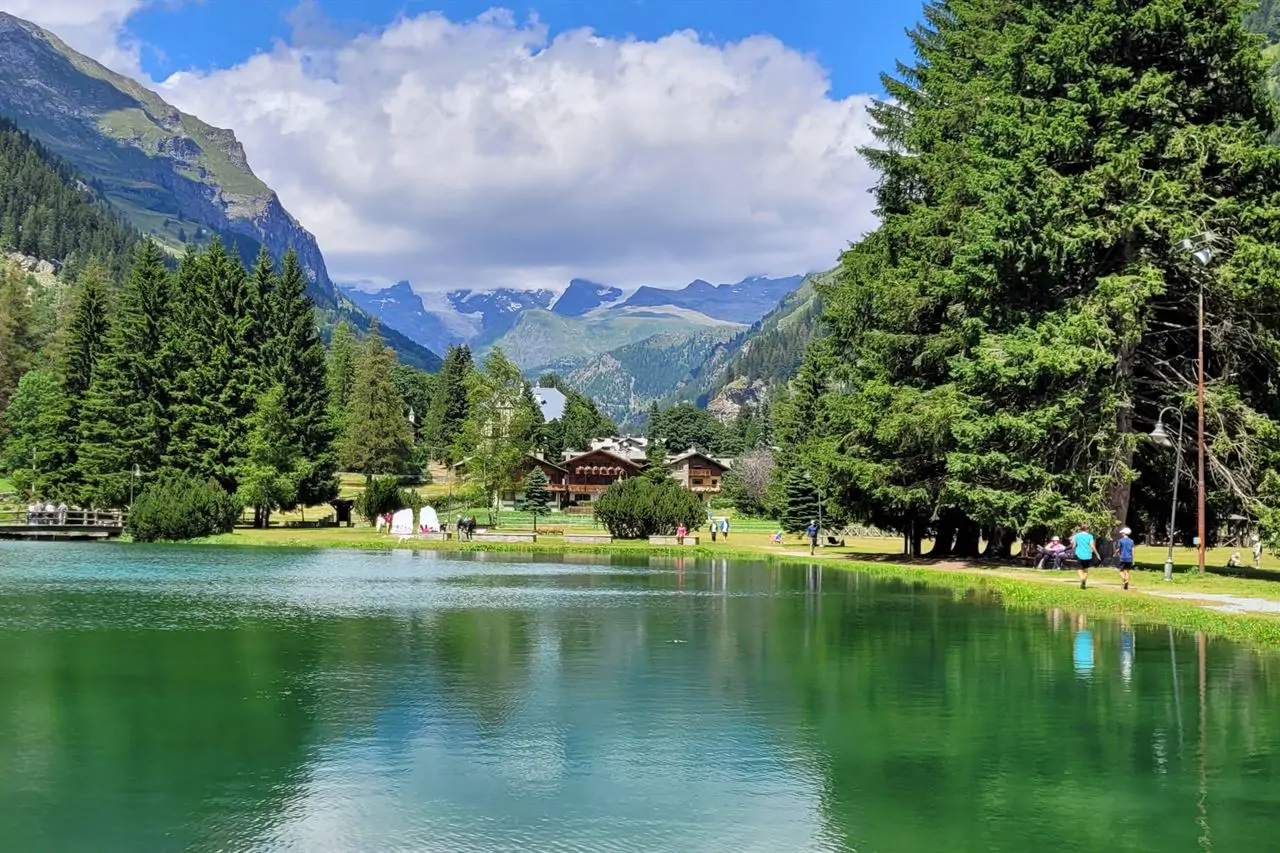 Il lago di Gover, a Gressoney-Saint-Jean